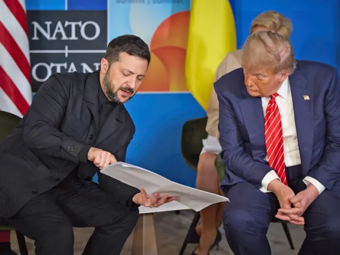 Trump-zelescki- Zelenski